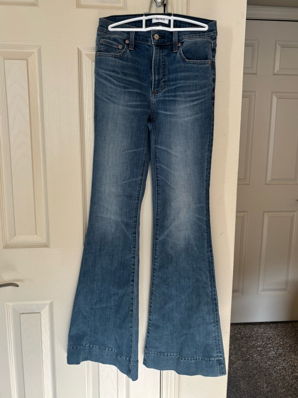 pistola Mid Blue Flare Jeans